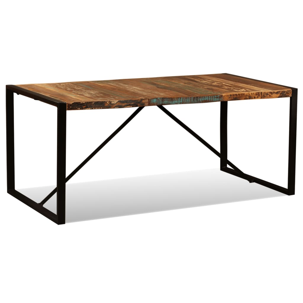 Eettafel 180 Cm Massief Gerecycled Hout