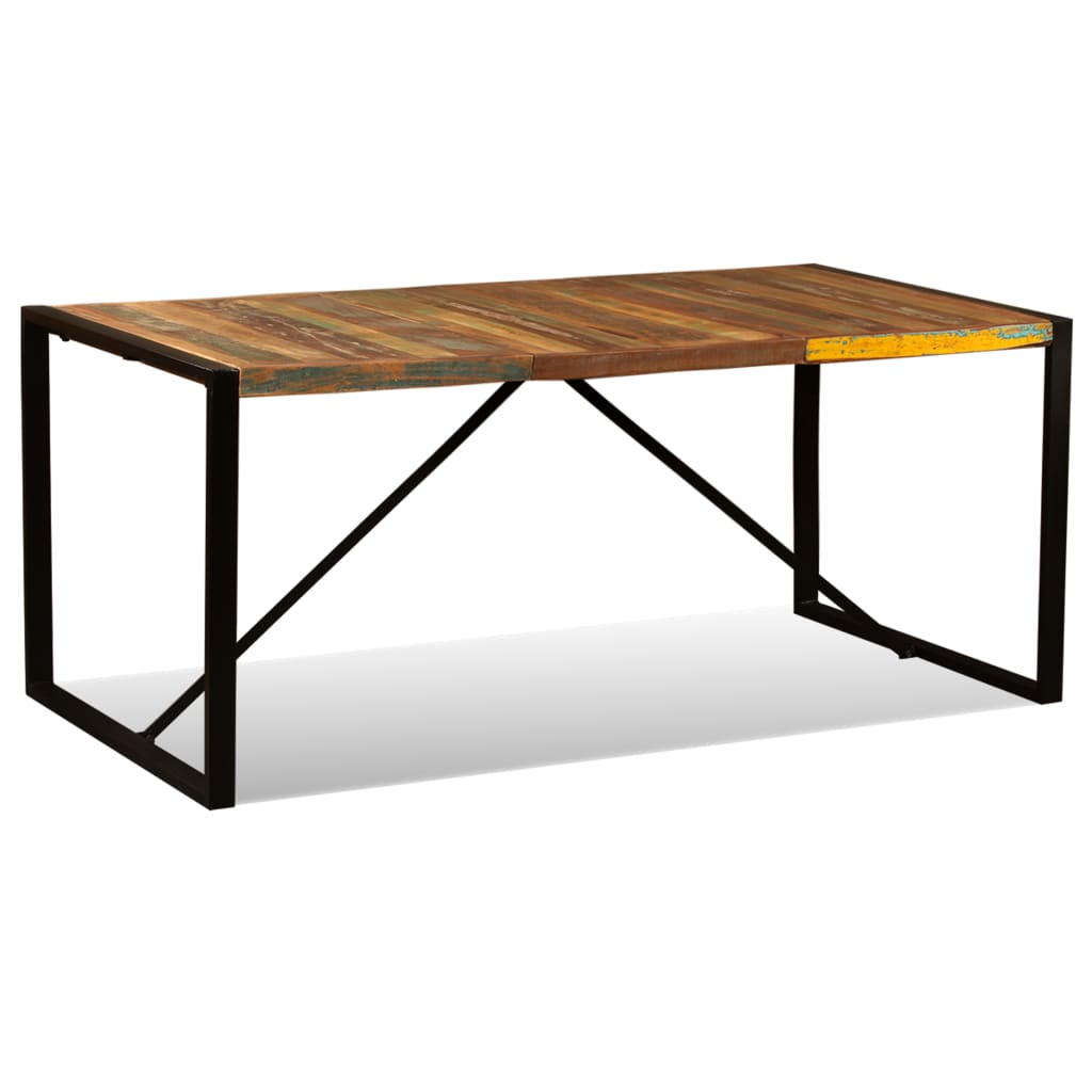 Eettafel 180 Cm Massief Gerecycled Hout