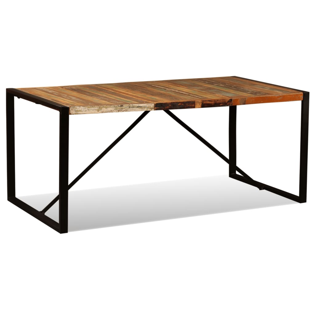 Eettafel 180 Cm Massief Gerecycled Hout