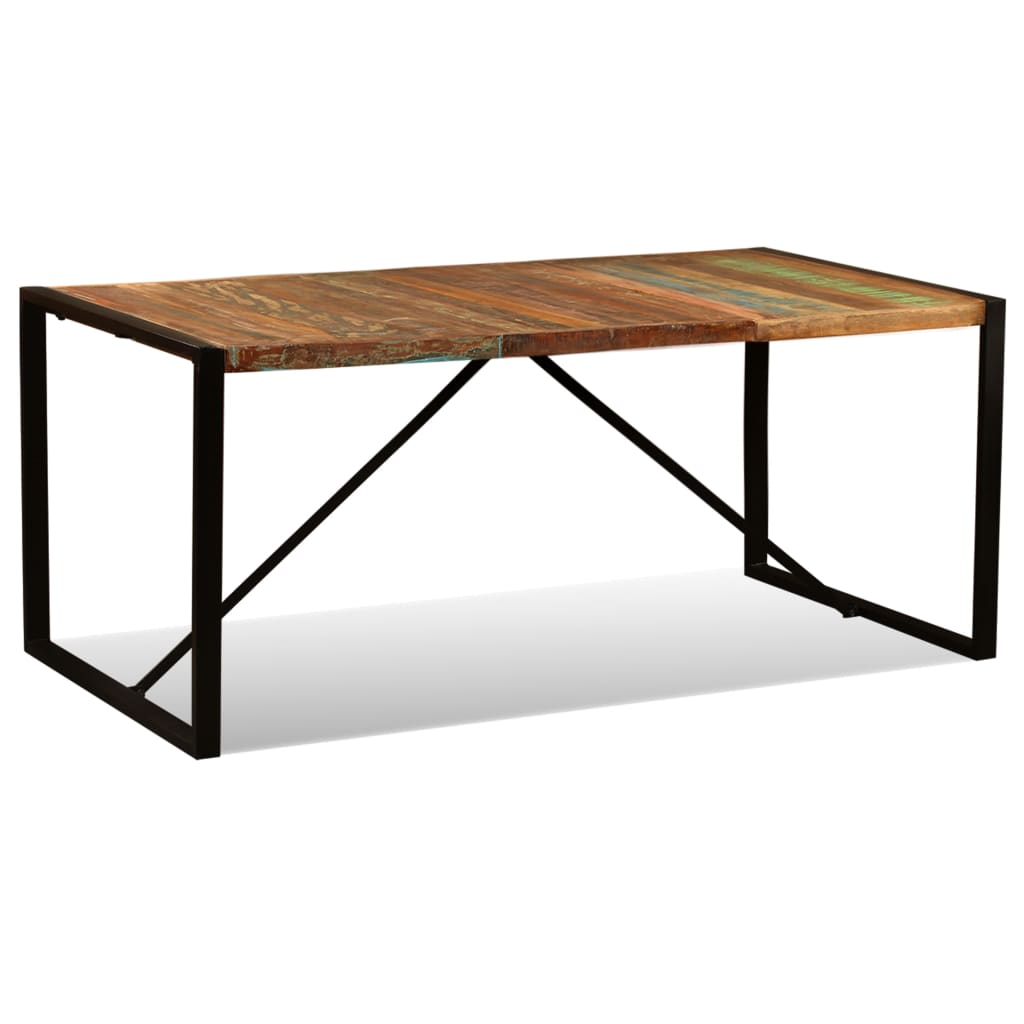 Eettafel 180 Cm Massief Gerecycled Hout