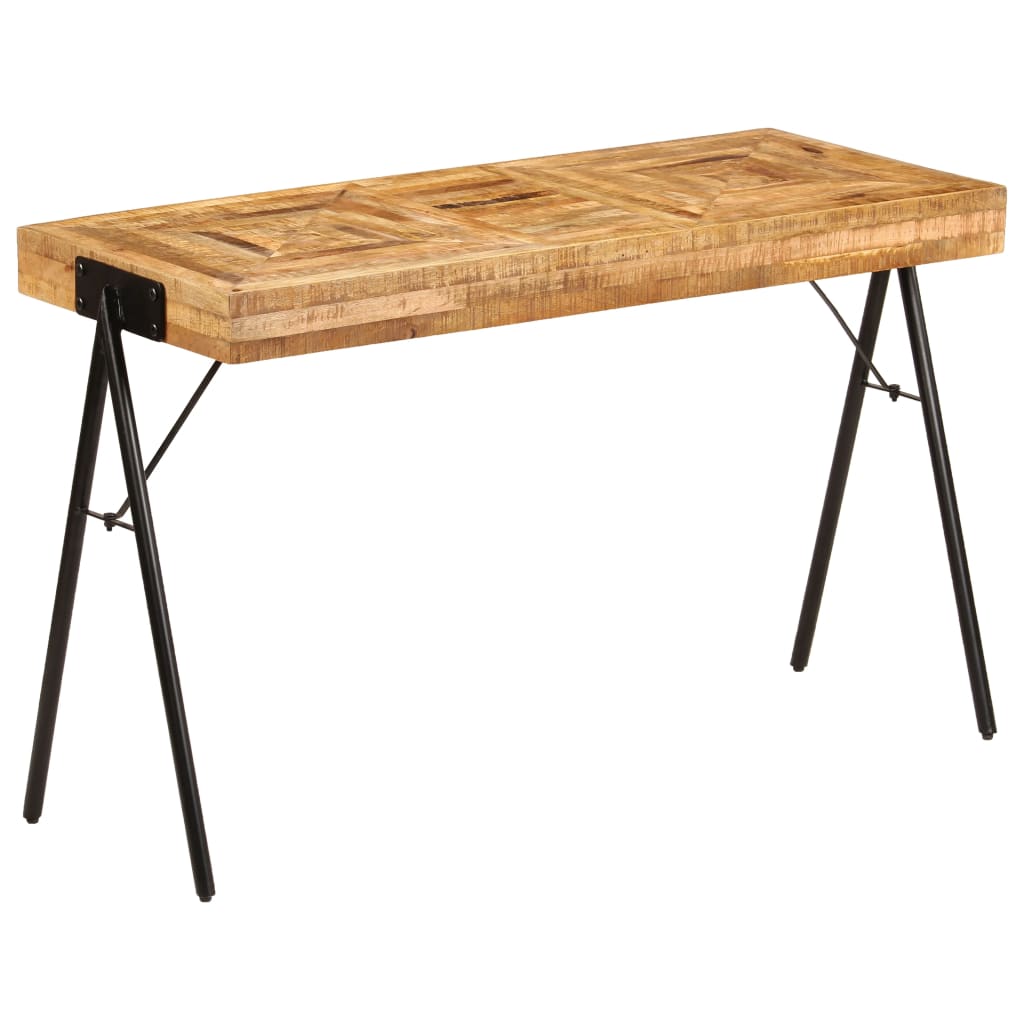 Schrijftafel 118X50X75 Cm Massief Mangohout