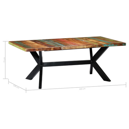 Eettafel Massief Gerecycled Hout