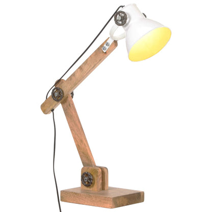 Bureaulamp Industrieel Rond E27 58X18X90 Cm Wit