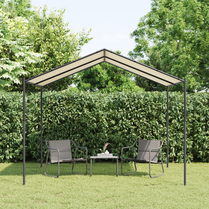 Tuinpaviljoen 3X3 M Staal En Stof Beige