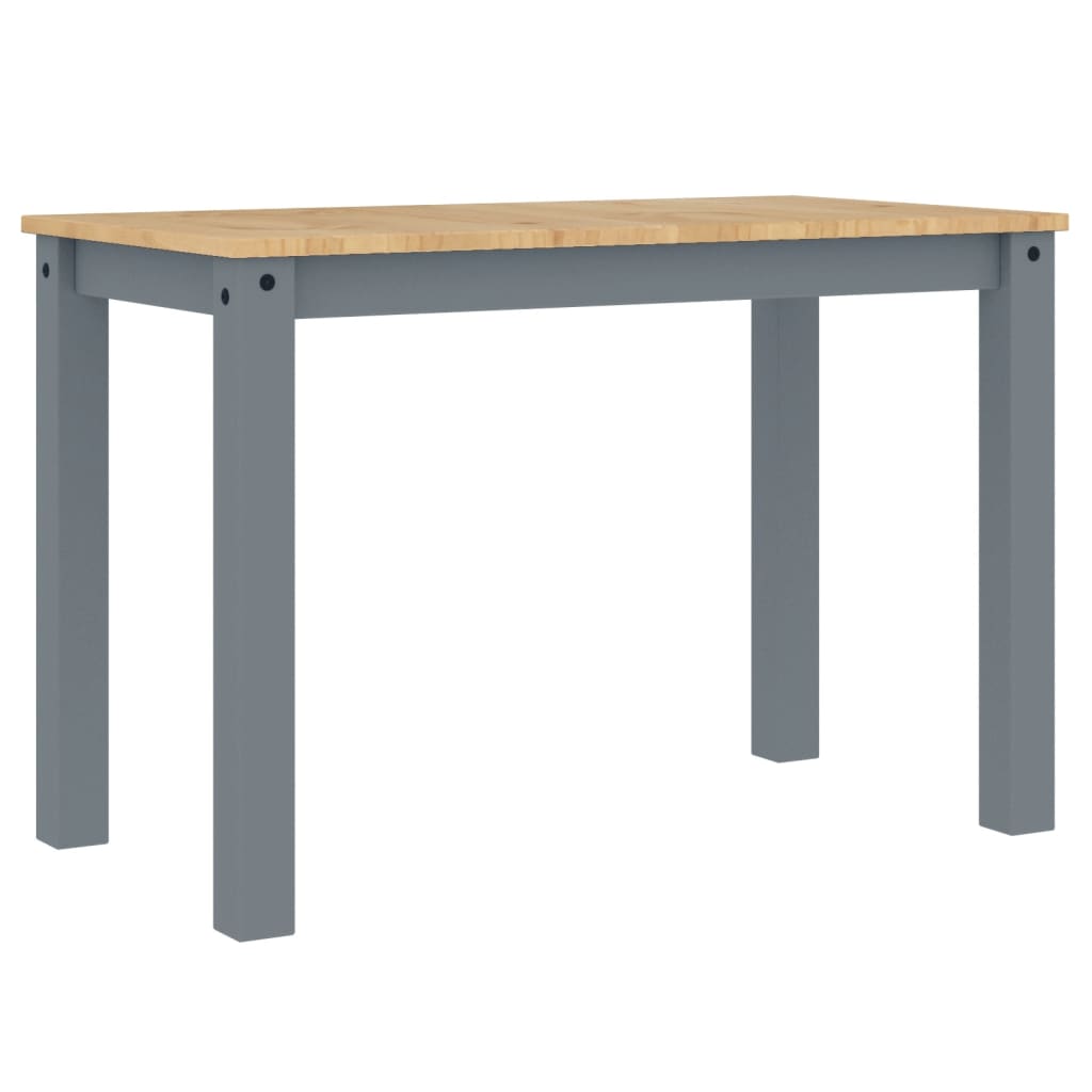 Eettafel Panama 117X60X75 Cm Massief Grenenhout Grijs