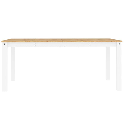 Eettafel Panama 180X90X75 Cm Massief Grenenhout Wit