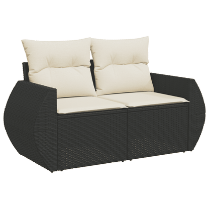 7-Delige Loungeset Met Kussens Poly Rattan - Cozy Home Store 